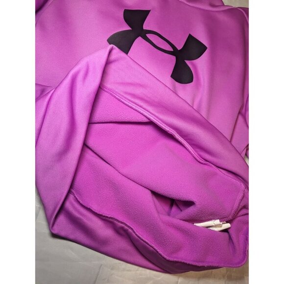 Under Armour Women's Size Medium Fleece BL Hdy Vivid Magenta Pullover Hoodie - Picture 10 of 14
